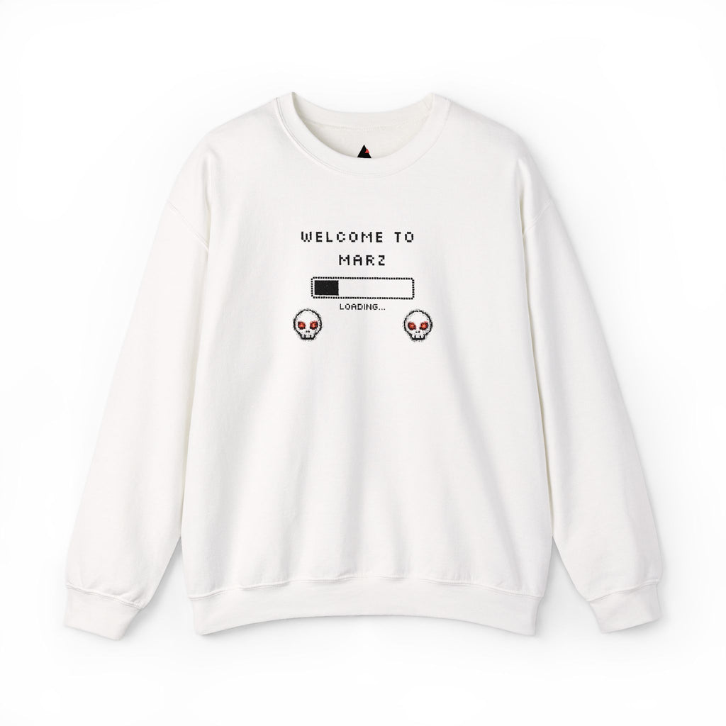 Welcome to Mars Crewneck Sweatshirt, Cozy Unisex Sweater, Fun Graphic Sweatshirt, Casual Wear, Perfect Gift for Space Lovers