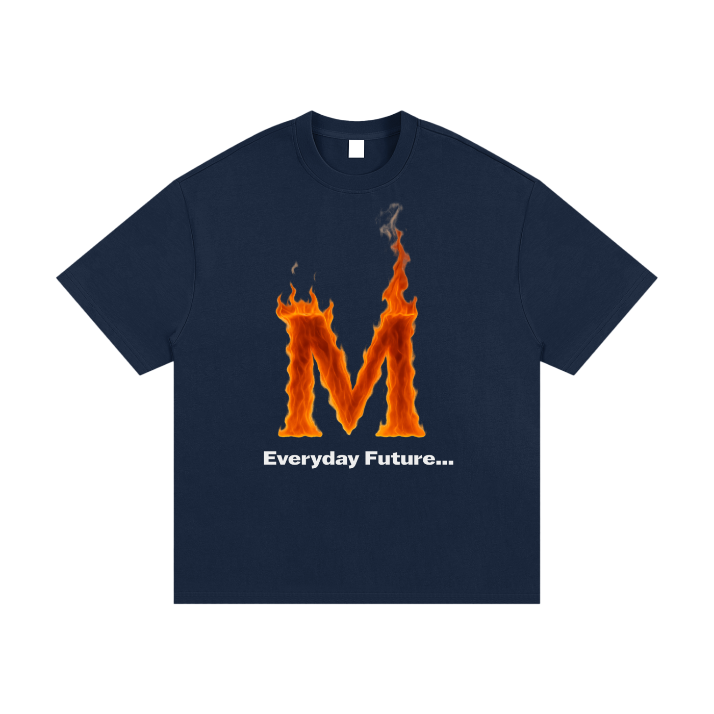 Flaming M's Everyday Future, Essential Heavyweight Cotton T-Shirt