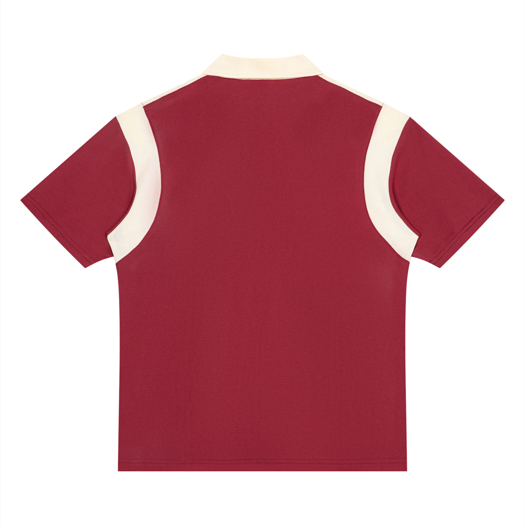 EmotionallyUnavailable Unisex Color Block Quarter Zip Polo Shirt