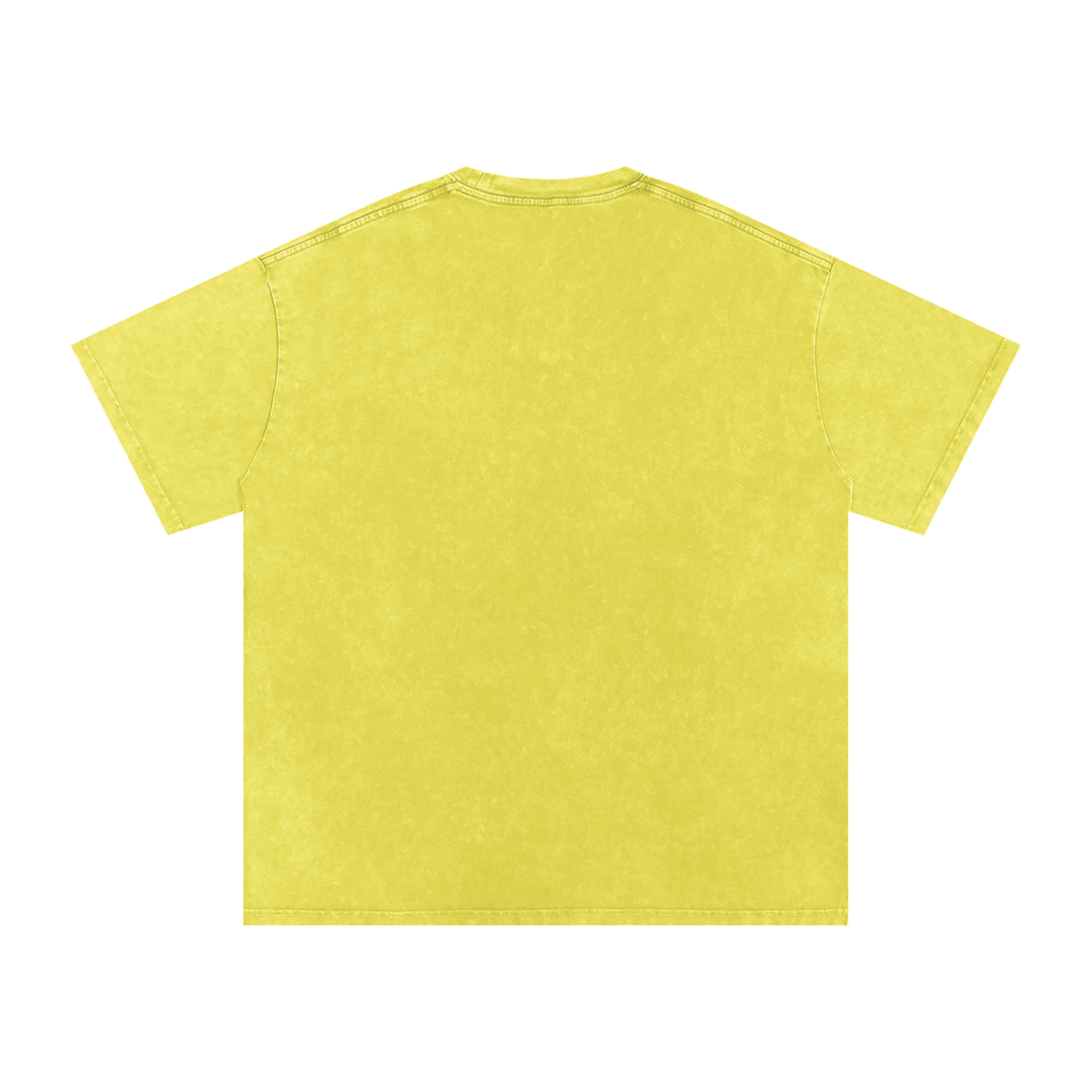 MARZ Meow Time Snow Washed Oversized Cotton T-Shirt