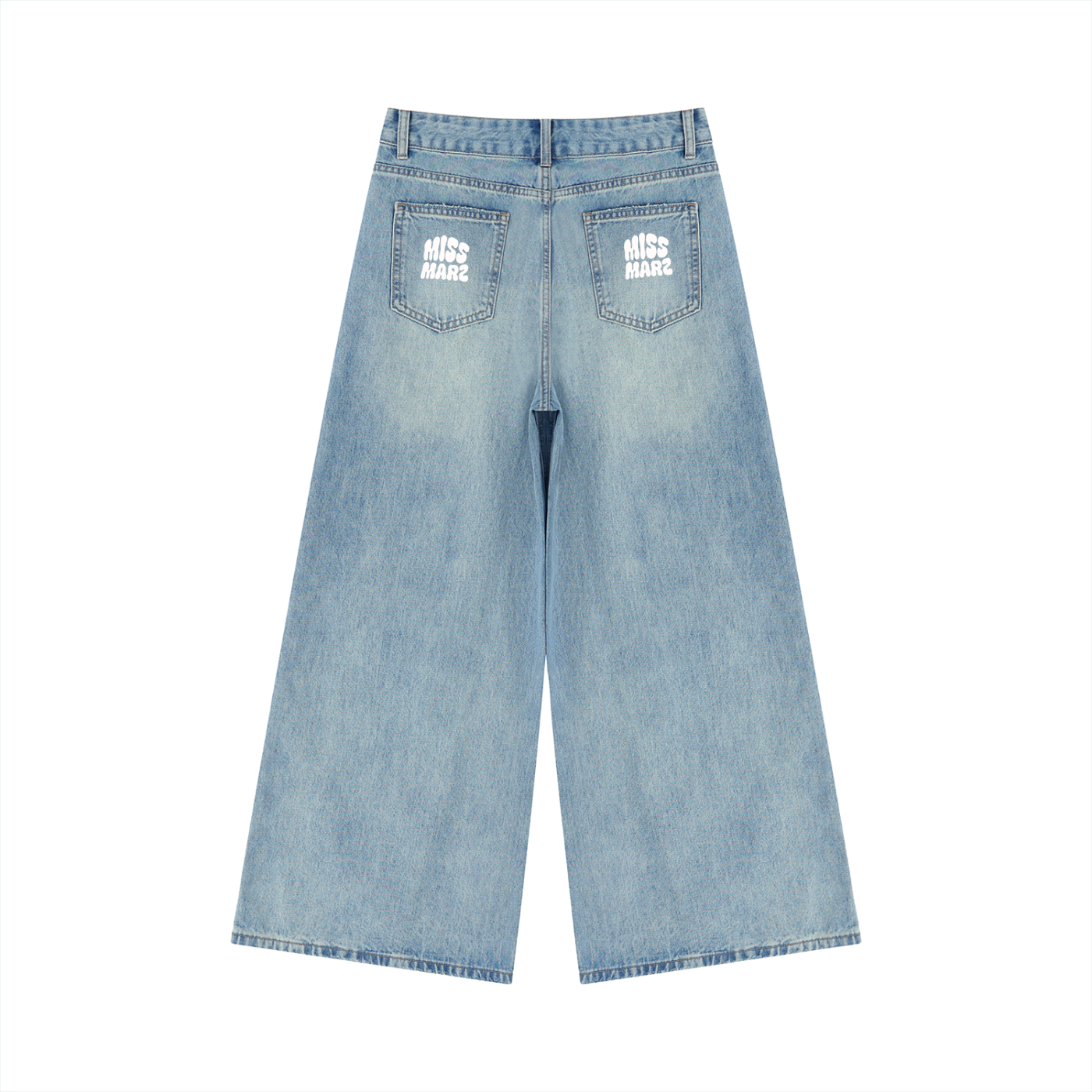 Women’s Vintage Wash Wide Leg Jeans