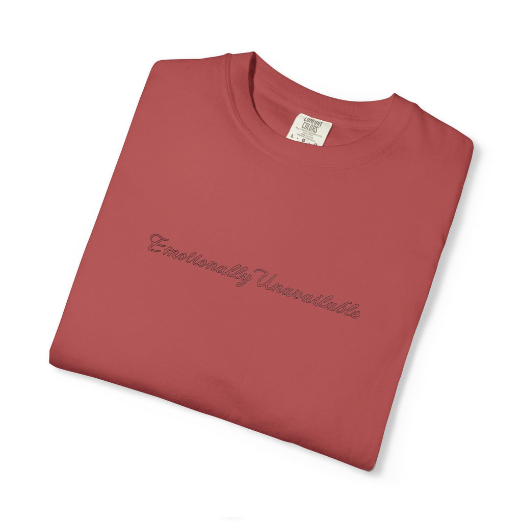 Garment-Dyed Unisex T-Shirt: Comfortable Everyday Wear, Gift for Friends, Casual Outfit, Summer Style, Eco-Friendly Fashion