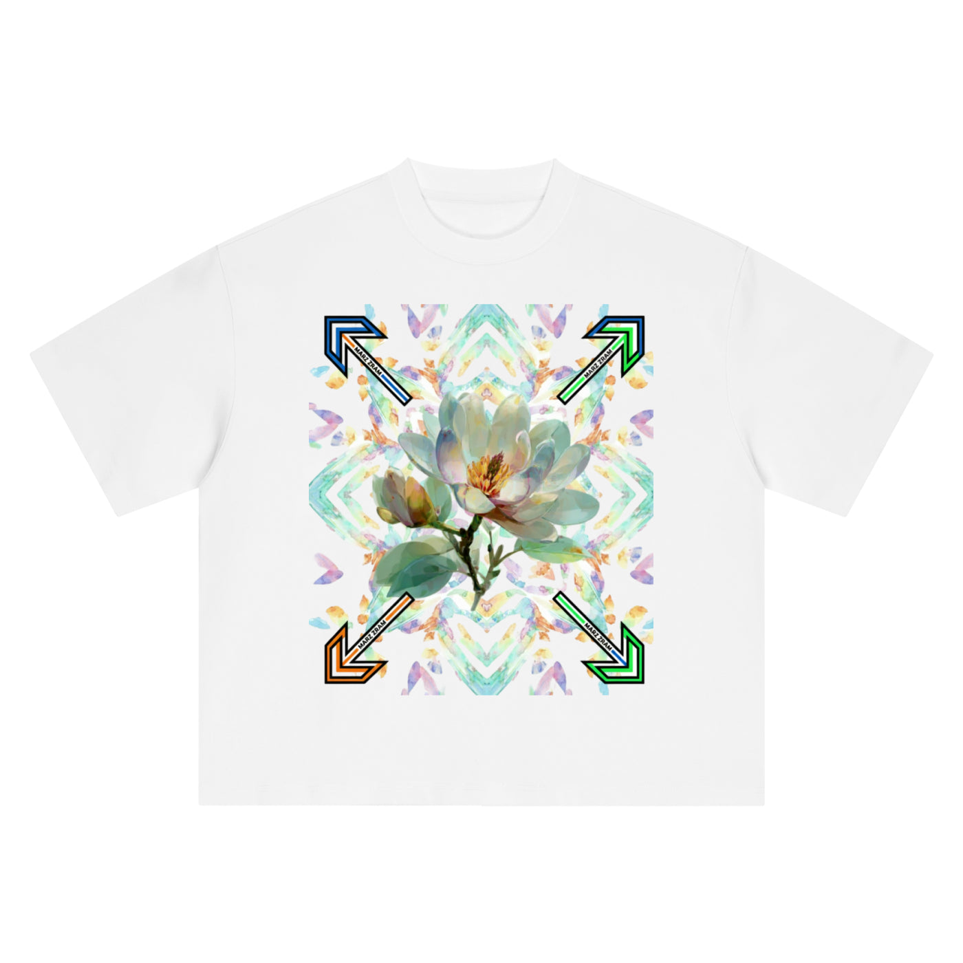 Mystic Magnolia Boxy Oversized T-Shirt