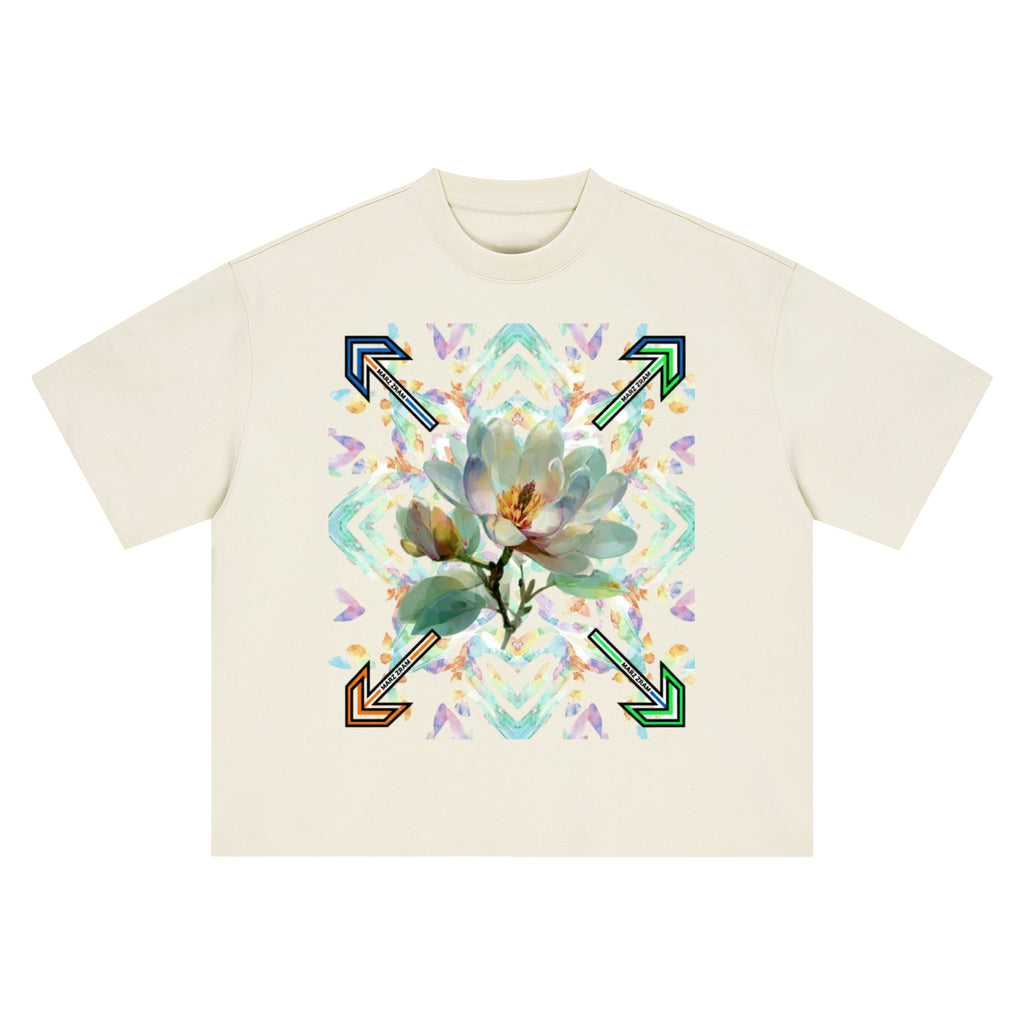 Mystic Magnolia Boxy Oversized T-Shirt
