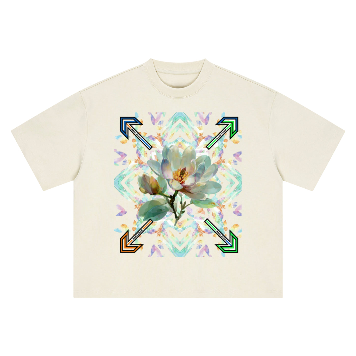 Mystic Magnolia Boxy Oversized T-Shirt