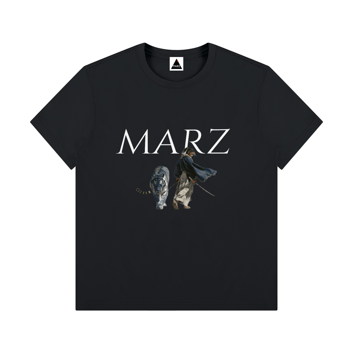 MARZ Musashi & Tora Unisex Regular Fit Crewneck T-Shirt