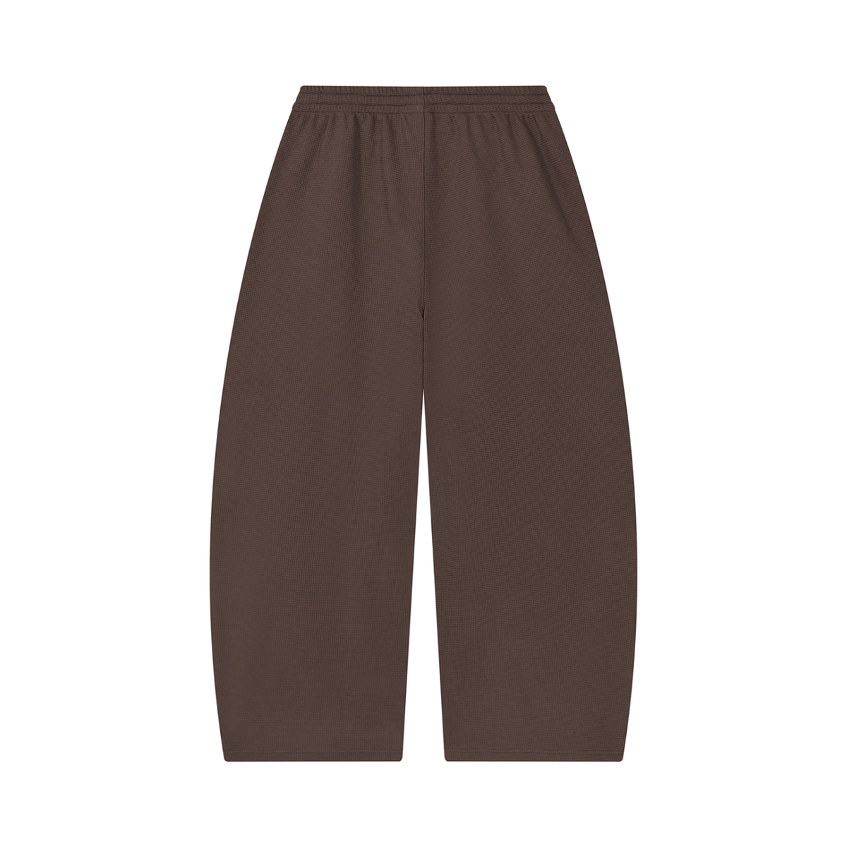 EMOUNA Unisex Waffle Barrel Leg Pants