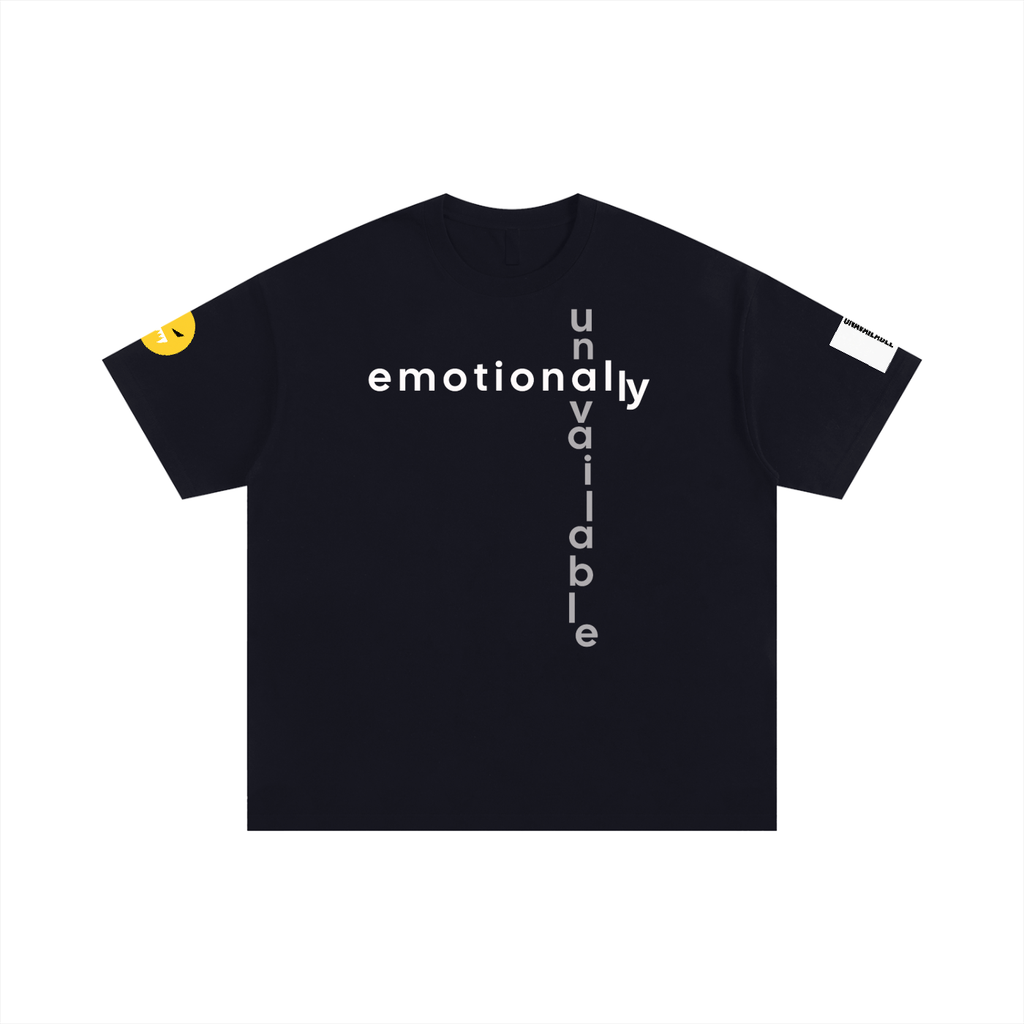 Emotionally Unavailable/MARZ Unisex Oversized Cotton T-Shirt