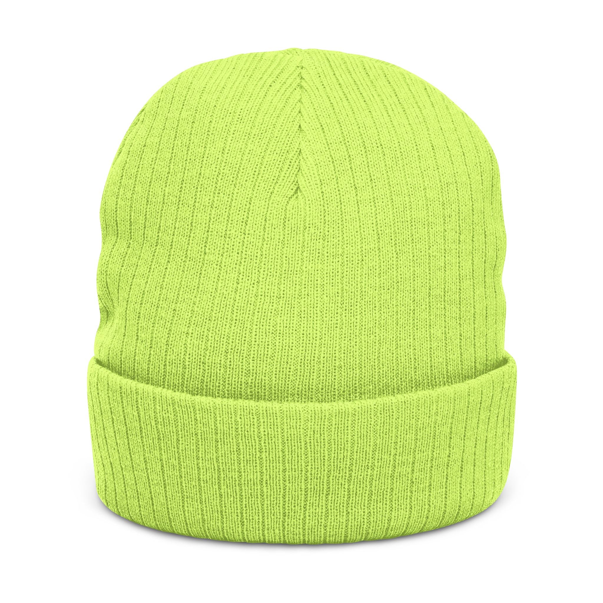 MARZ Workman Embroidered Ribbed Knit Beanie