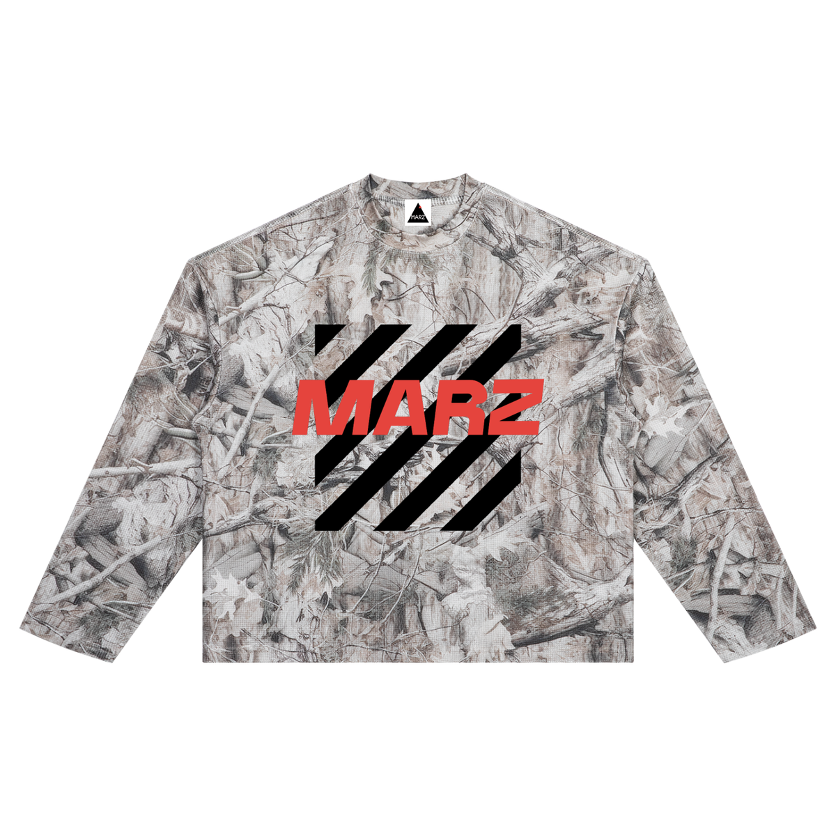 MARZ Unisex Tree Camo Waffle T-Shirt