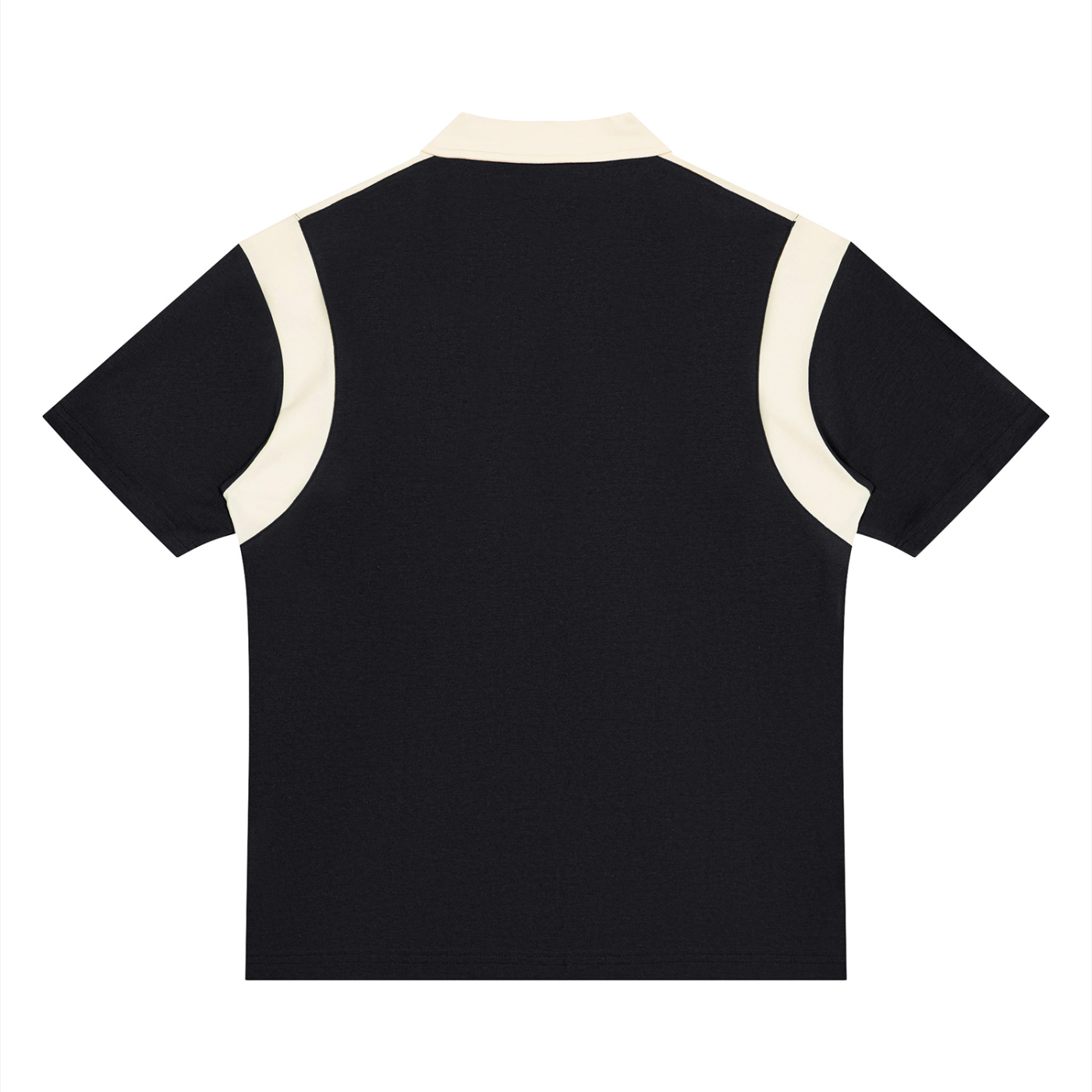 EmotionallyUnavailable Unisex Color Block Quarter Zip Polo Shirt