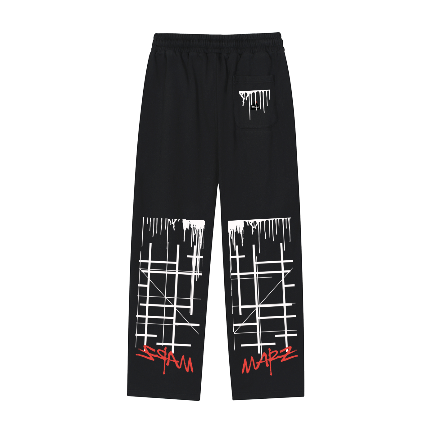 Reflection Striped Straight-Leg Sweatpants