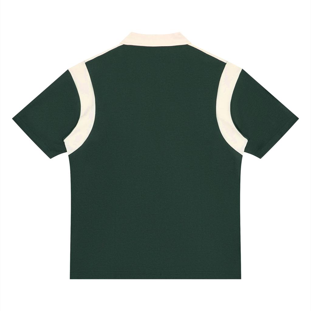EmotionallyUnavailable Unisex Color Block Quarter Zip Polo Shirt