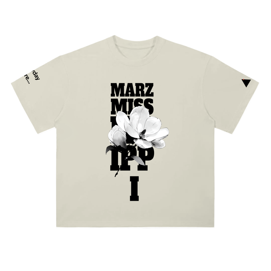 Heavyweight Drop Shoulder Cotton T-Shirt