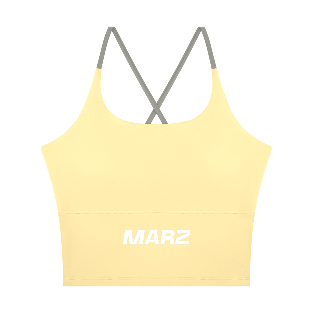 MARZ Women's Color Block Yoga Tank Top