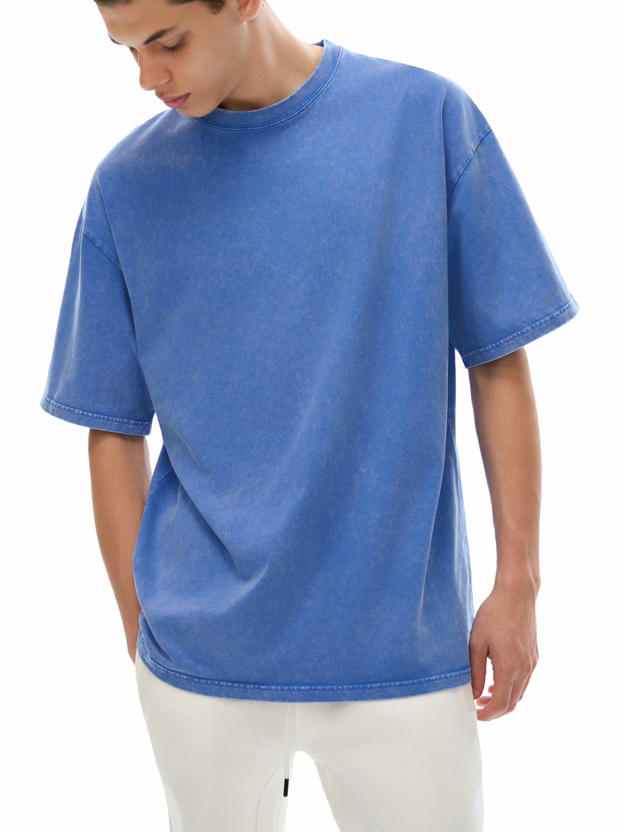 Ride or Die Valkyrie Snow Washed Oversized Cotton T-Shirt