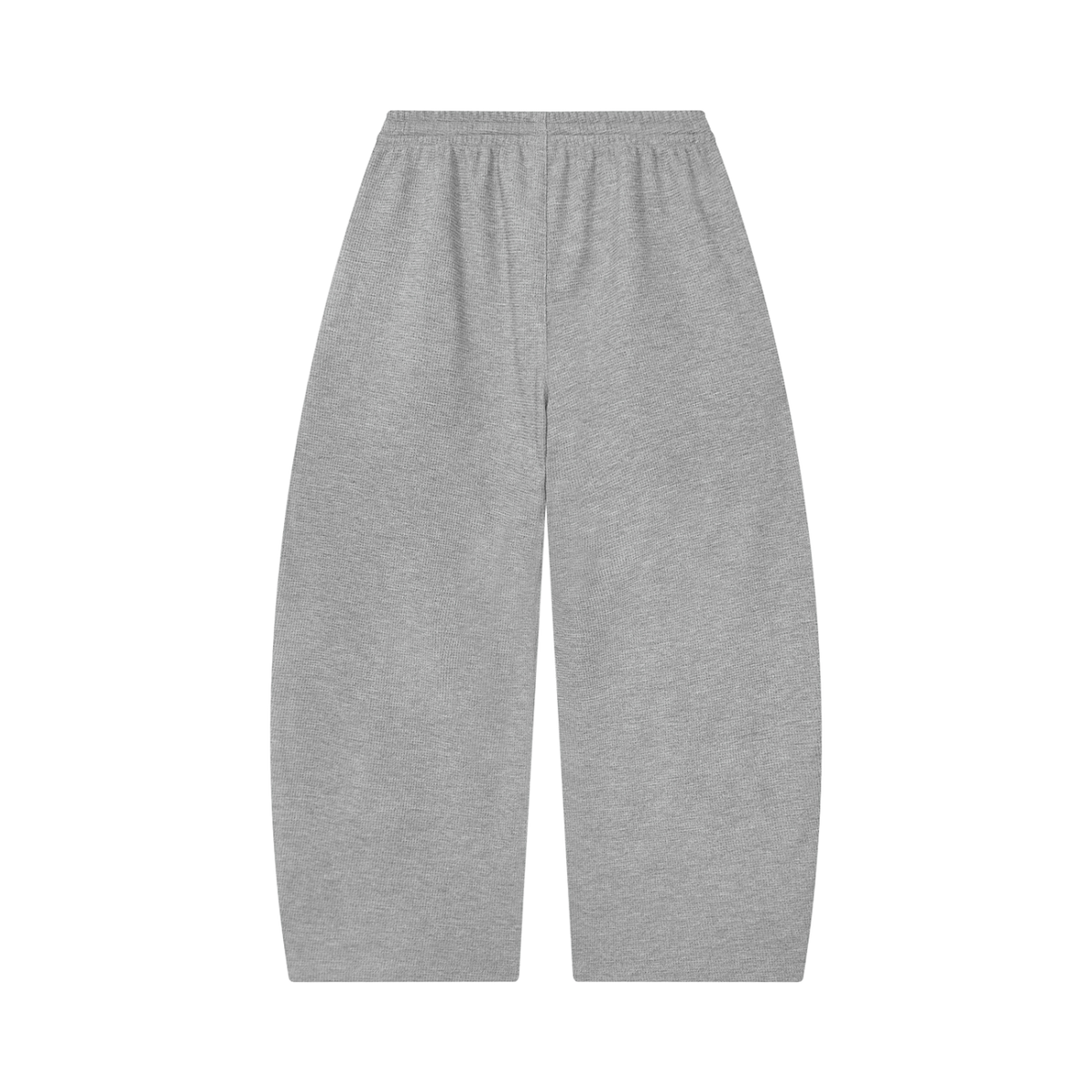 EMOUNA Unisex Waffle Barrel Leg Pants