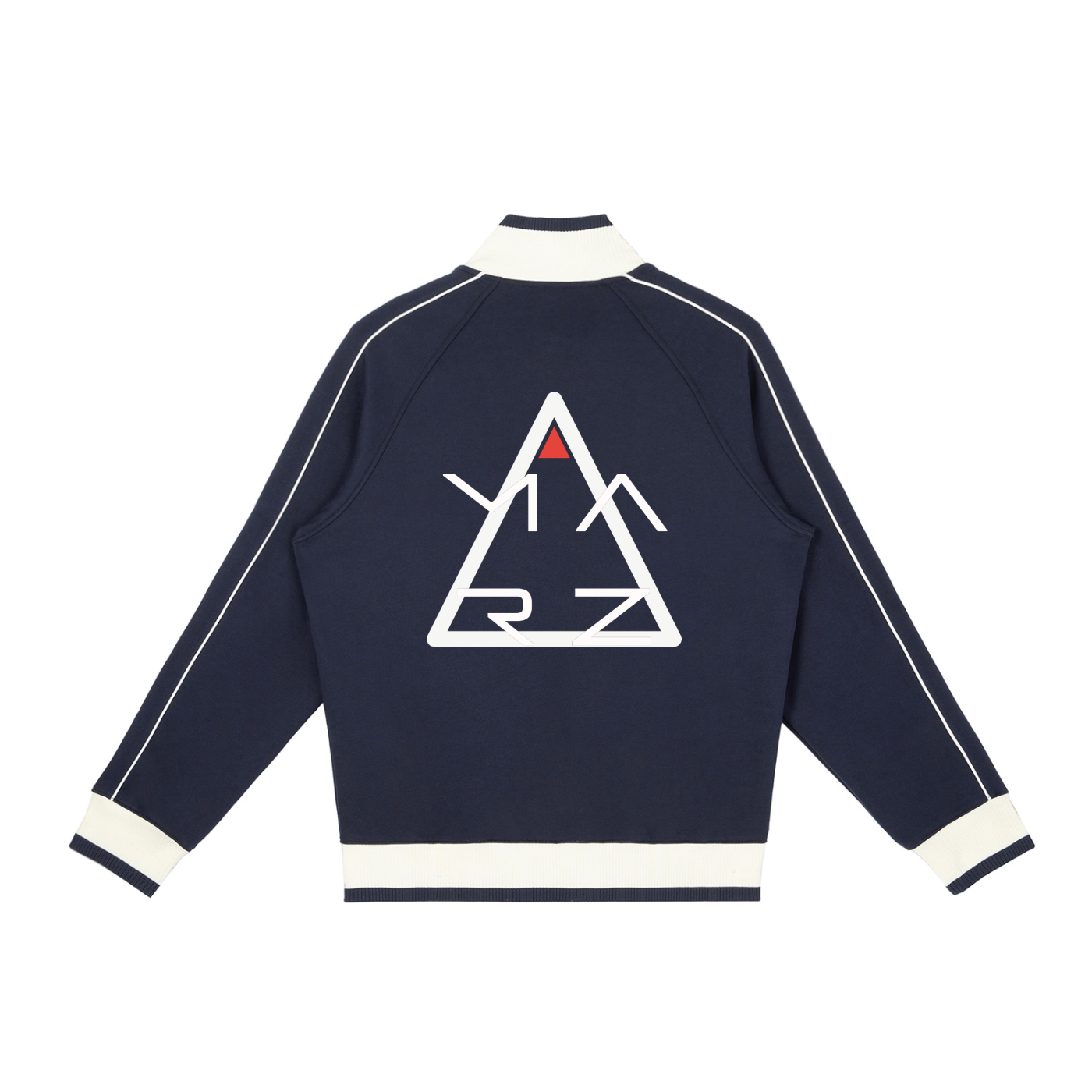 'Future Reflection' MARZ Color Block Raglan Sleeve Zip Track Jacket