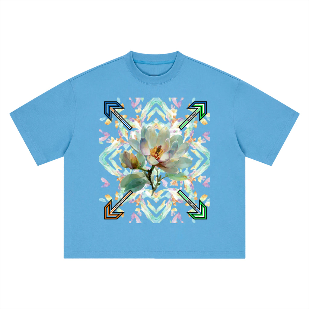 Mystic Magnolia Boxy Oversized T-Shirt