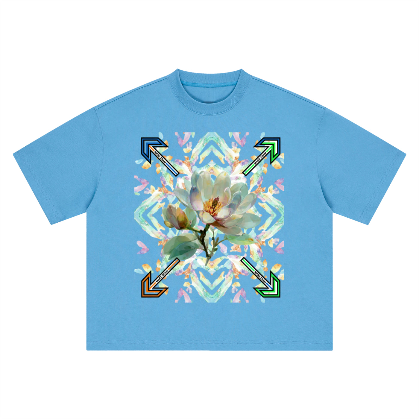 Mystic Magnolia Boxy Oversized T-Shirt