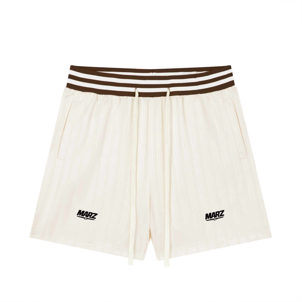 MARZ Star Bound Unisex Striped Drawstring Shorts