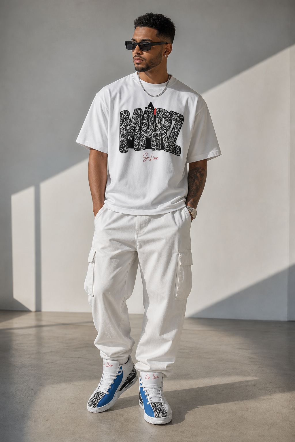 MARZ Everyday So Live Essential Cotton T-Shirt