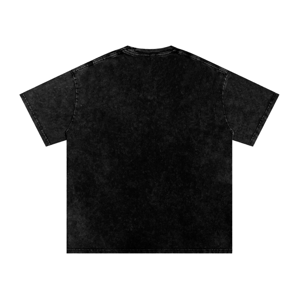 Ride or Die Valkyrie Snow Washed Oversized Cotton T-Shirt