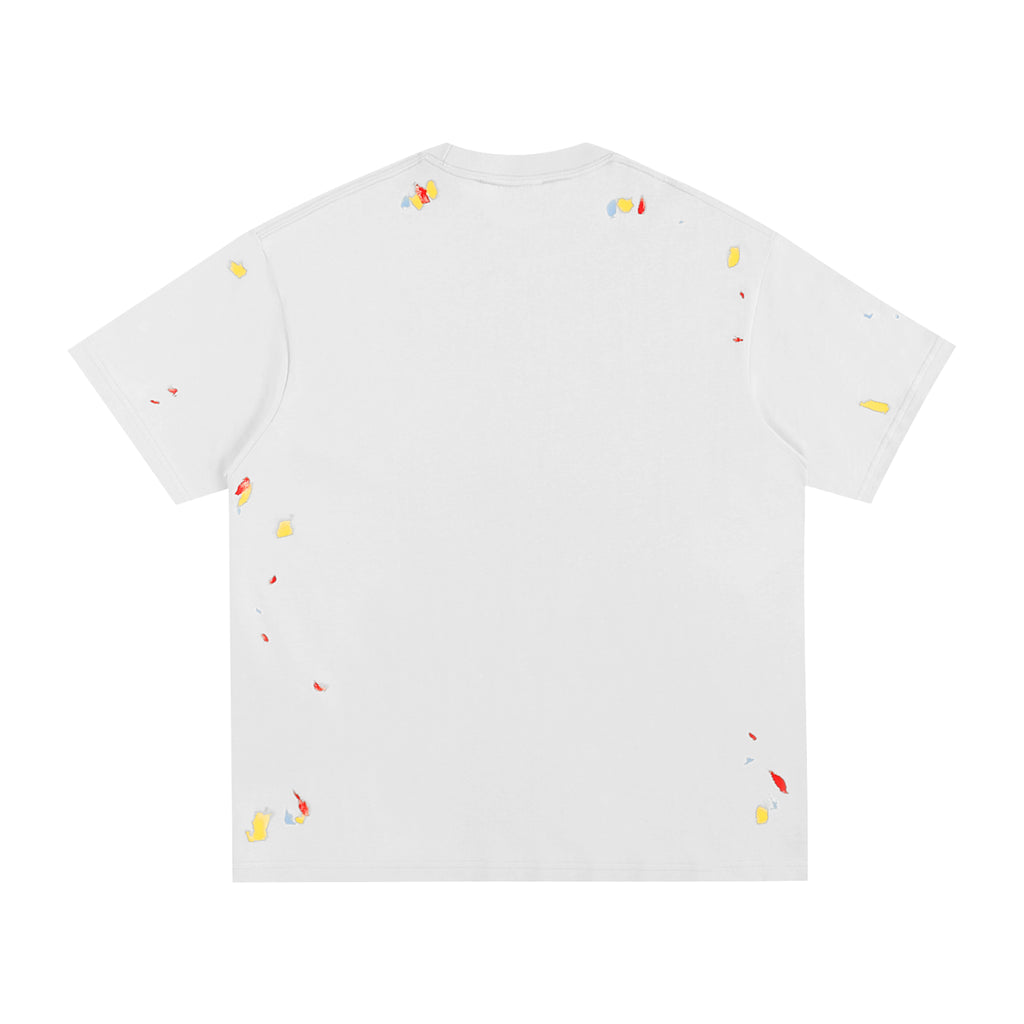Saturday Nights Mini Cow Paint Splatter T-Shirt