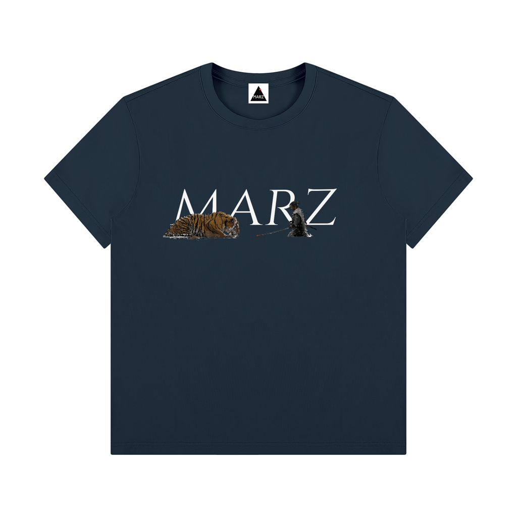 MARZ Musashi v Tora Pixel Unisex Regular Fit Crewneck T-Shirt