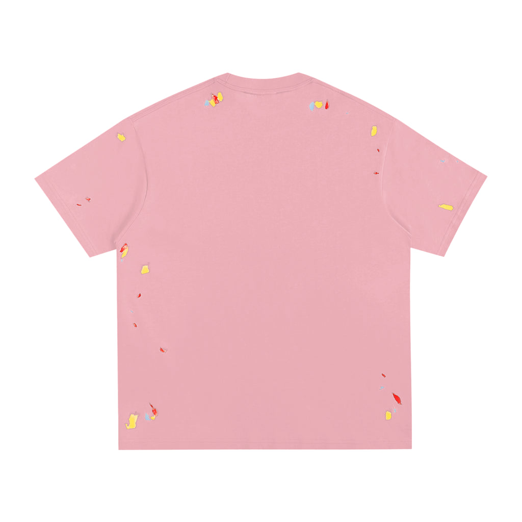 Saturday Nights Mini Cow Paint Splatter T-Shirt