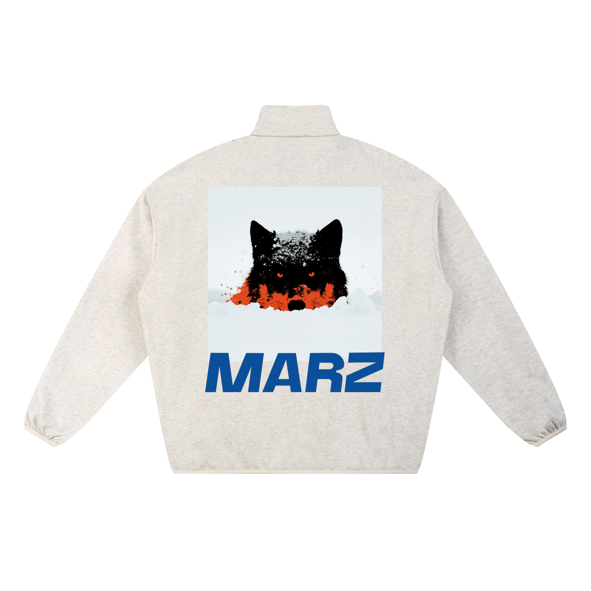 MARZ Hidden Wolf Essential Heavyweight Stand Collar Jacket