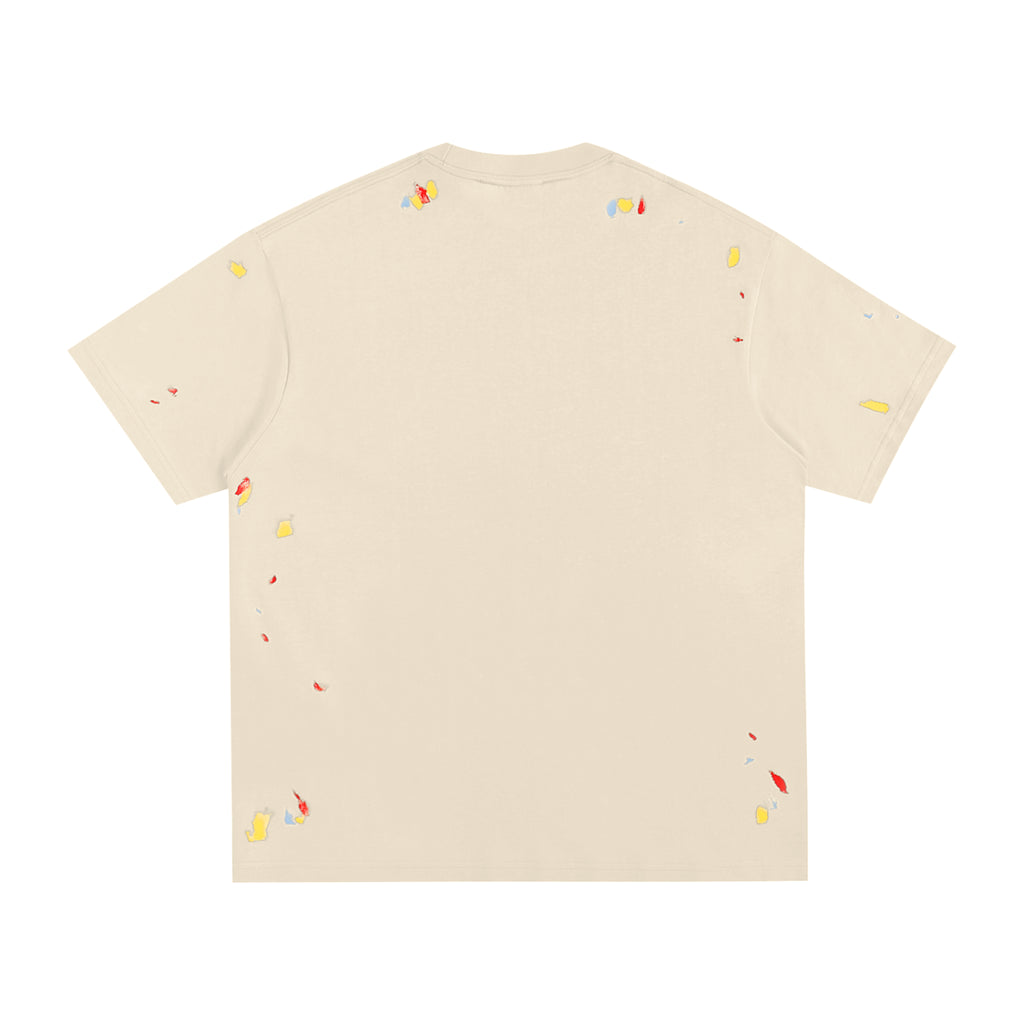 Saturday Nights Mini Cow Paint Splatter T-Shirt