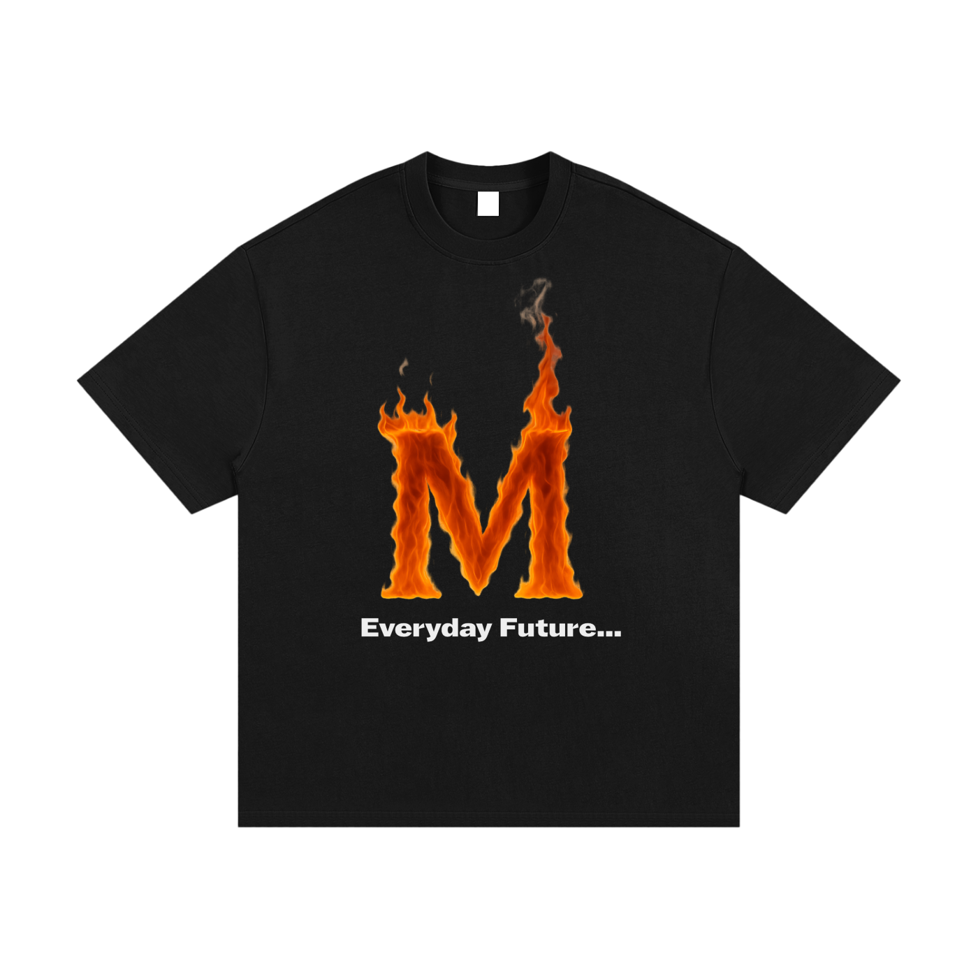 Flaming M's Everyday Future, Essential Heavyweight Cotton T-Shirt