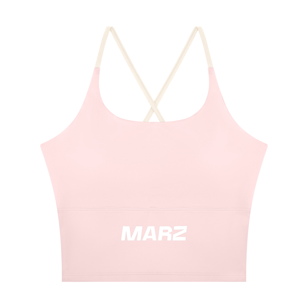 MARZ Women's Color Block Yoga Tank Top