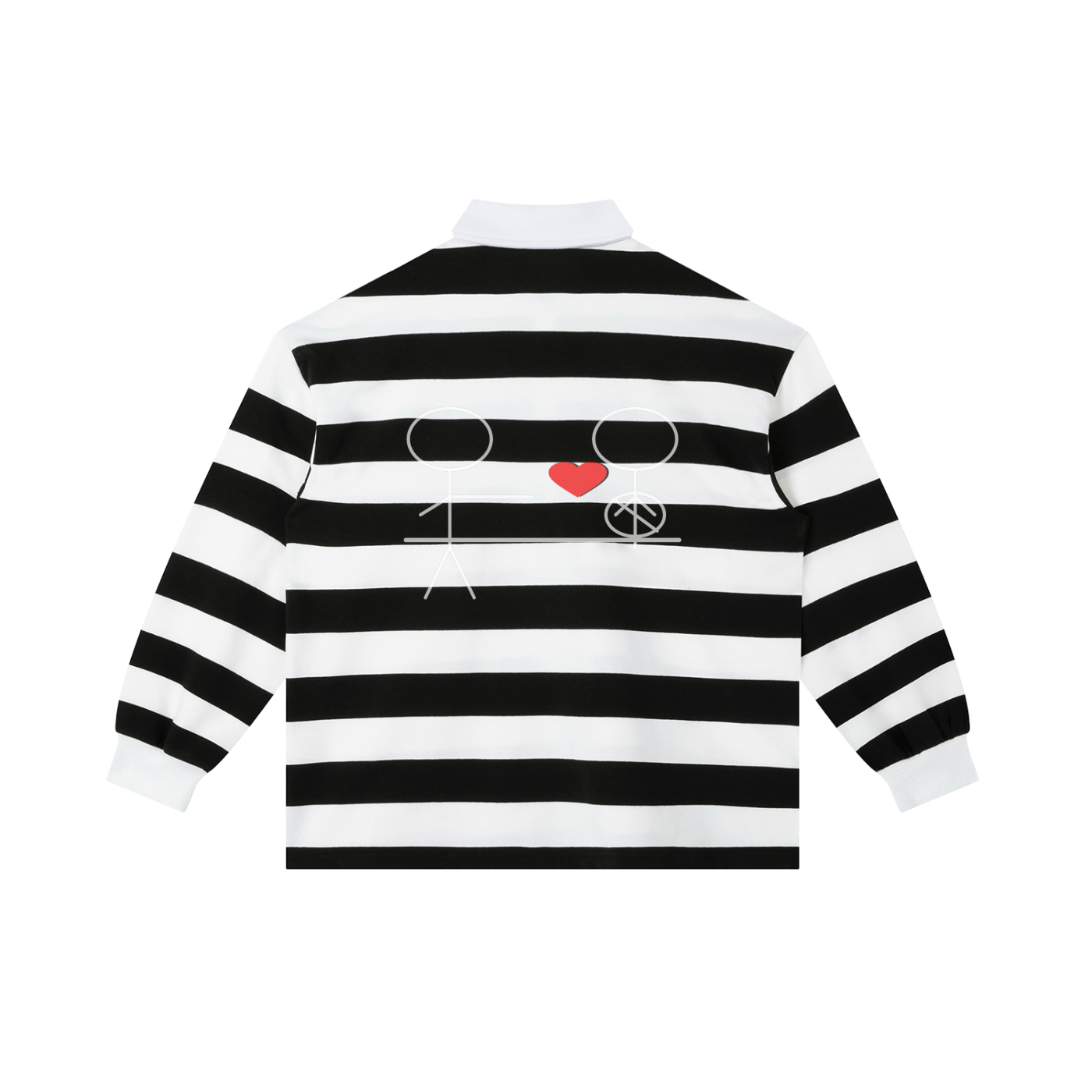 EmotionallyUnavailble Color Block Stripe Polo Shirt