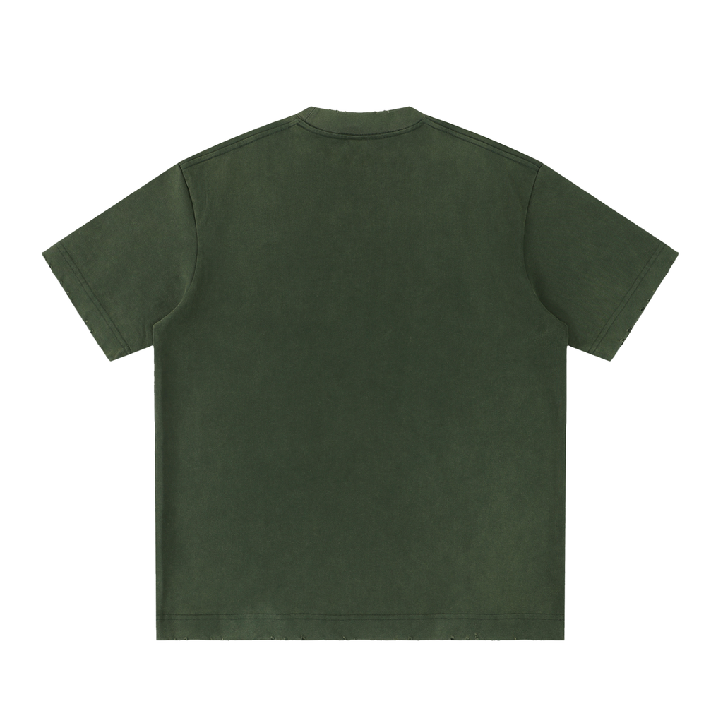 EmotionallyUnavailable Heavyweight Vintage Washed Frayed T-Shirt