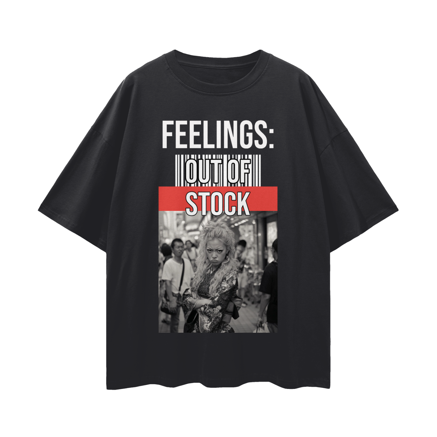 Streetwear Loose Drop Shoulder T-Shirt