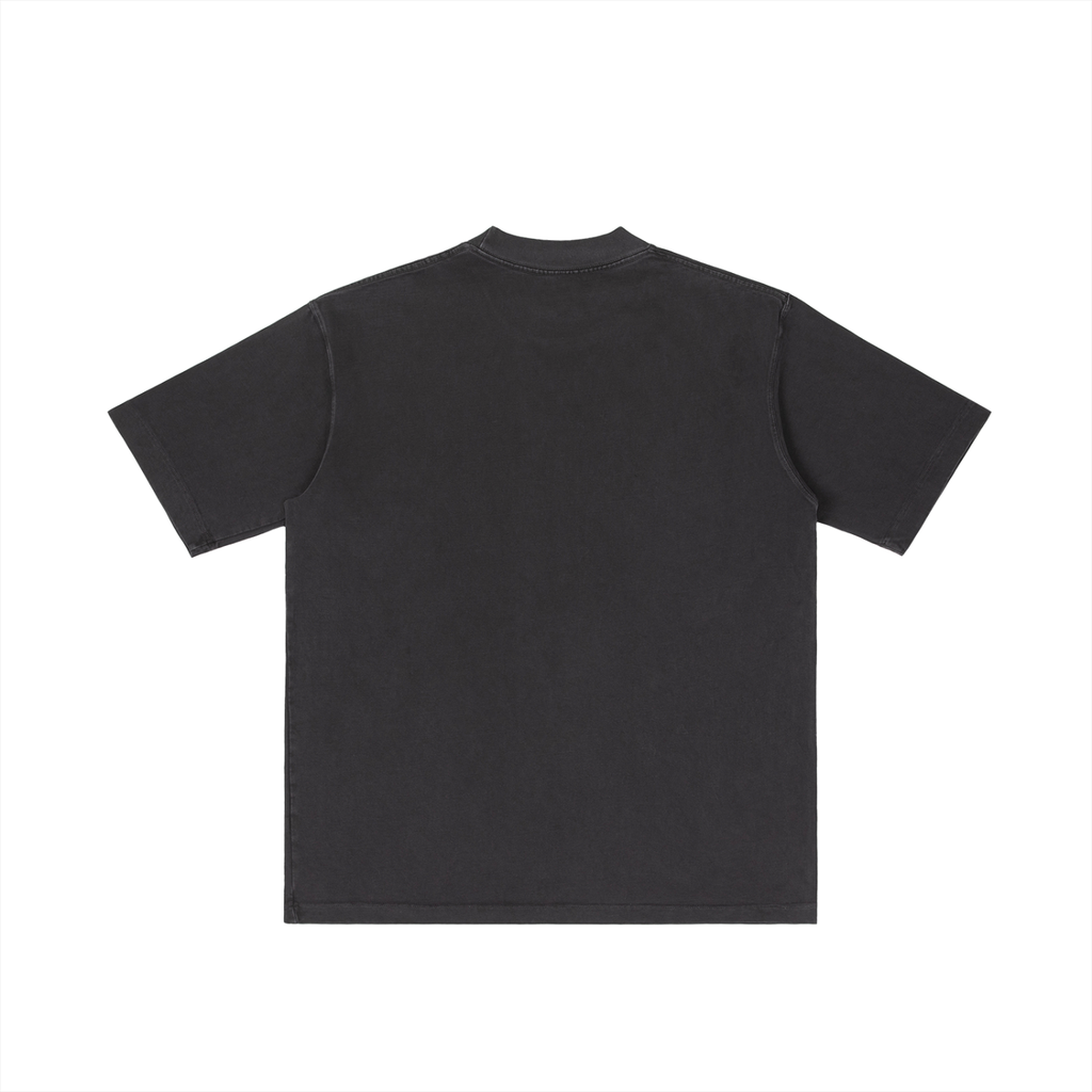 MARZ Retro Vintage Wash Drop Shoulder T-shirt