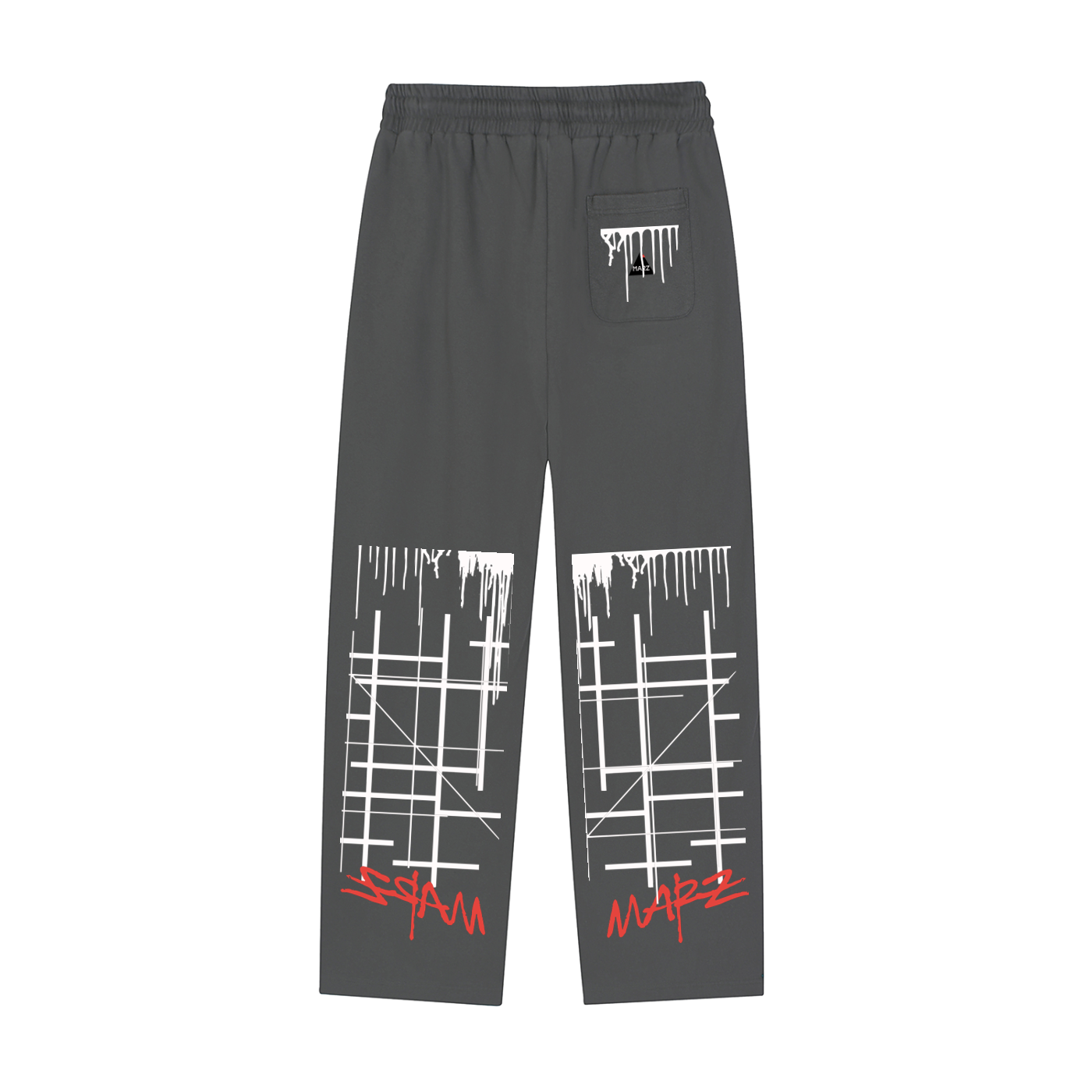 Reflection Striped Straight-Leg Sweatpants