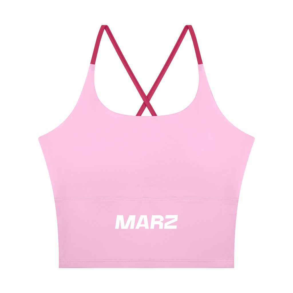 MARZ Women's Color Block Yoga Tank Top