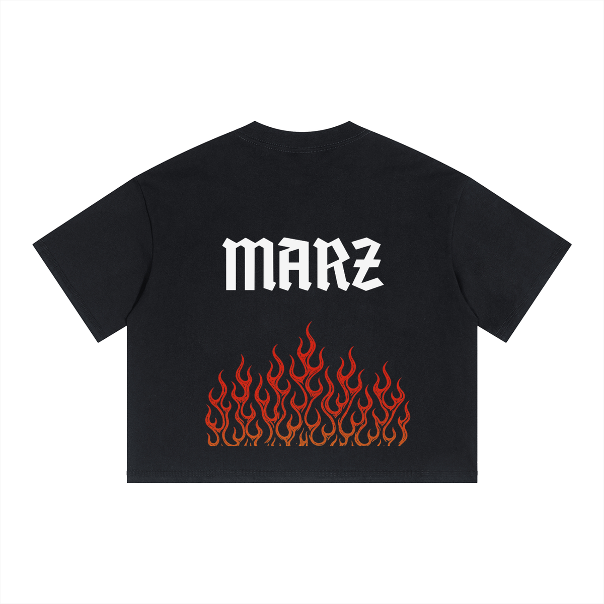 MARZ Crucible Unisex Boxy Drop Shoulder Crop T-Shirt