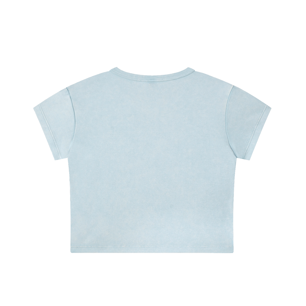 MARZ Retro Snow Washed Crop Top (W)