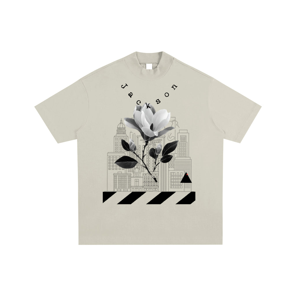 Concrete Magnolia Essential Cotton T-Shirt