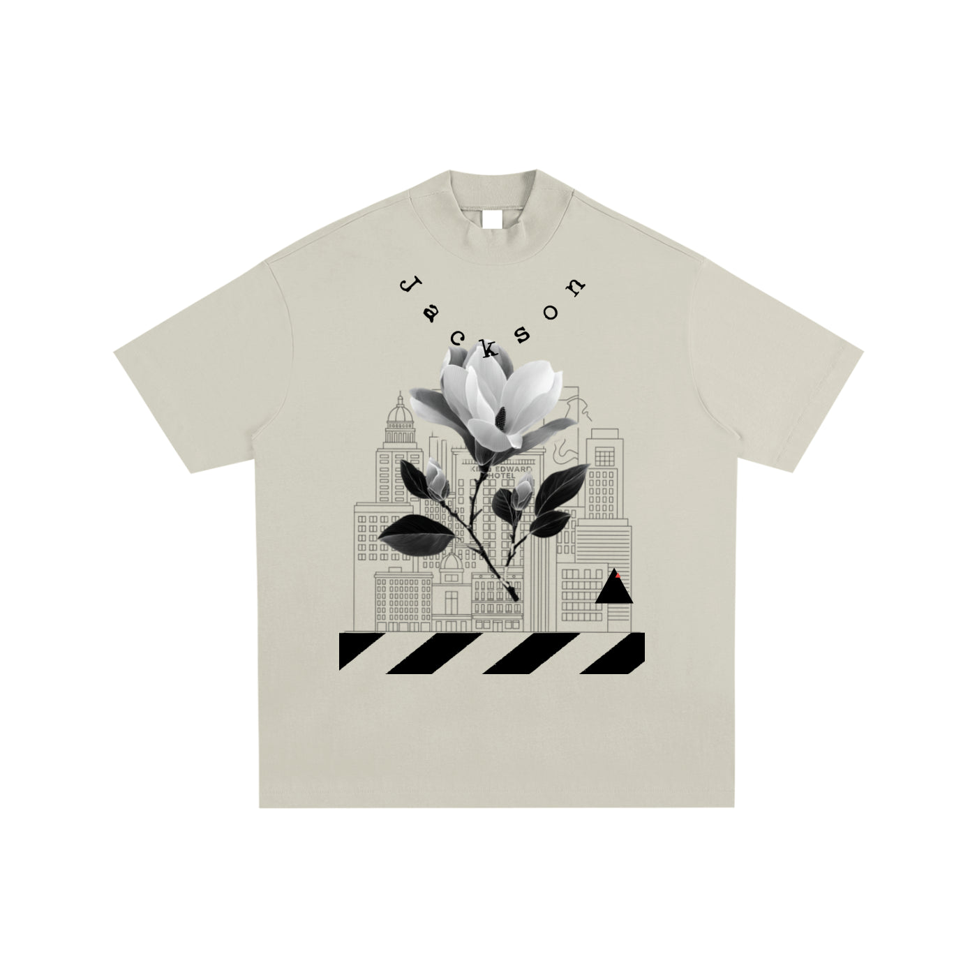 Concrete Magnolia Essential Cotton T-Shirt