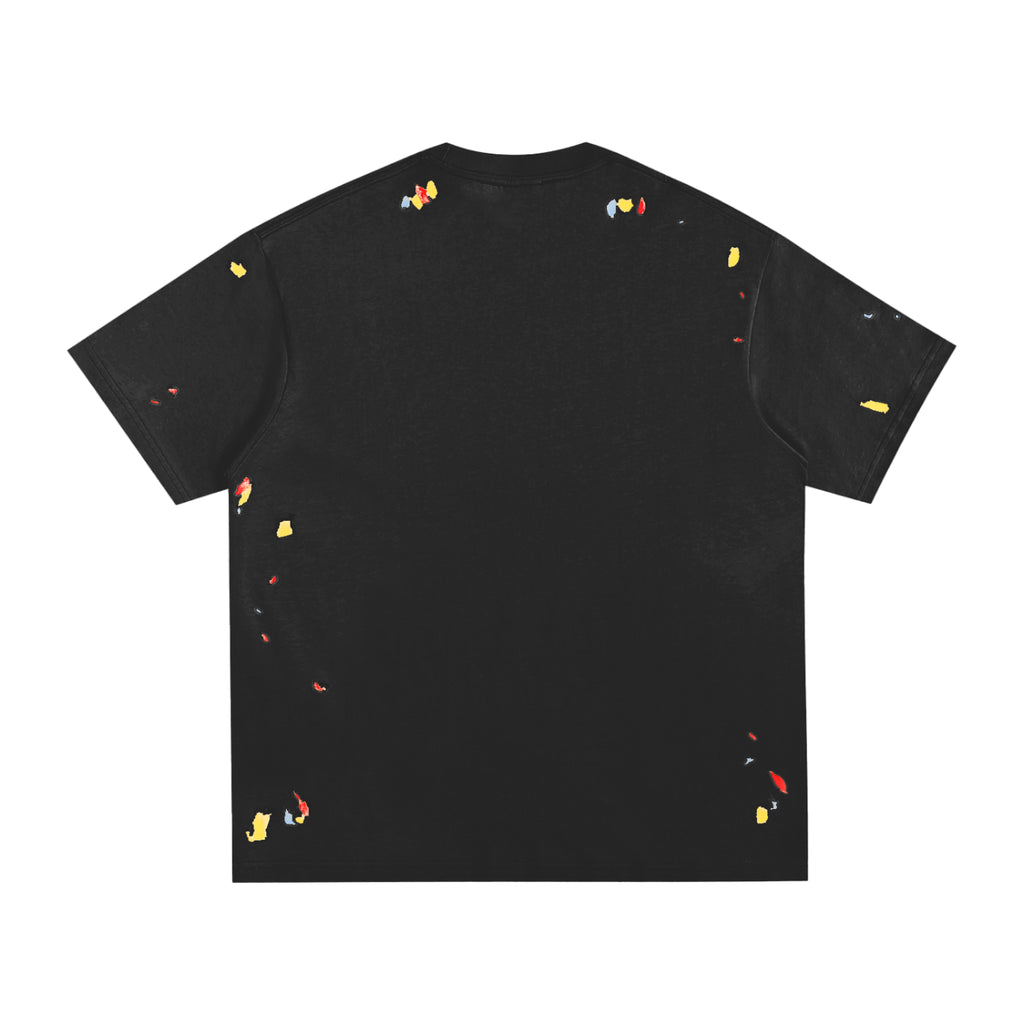 Saturday Nights Mini Cow Paint Splatter T-Shirt