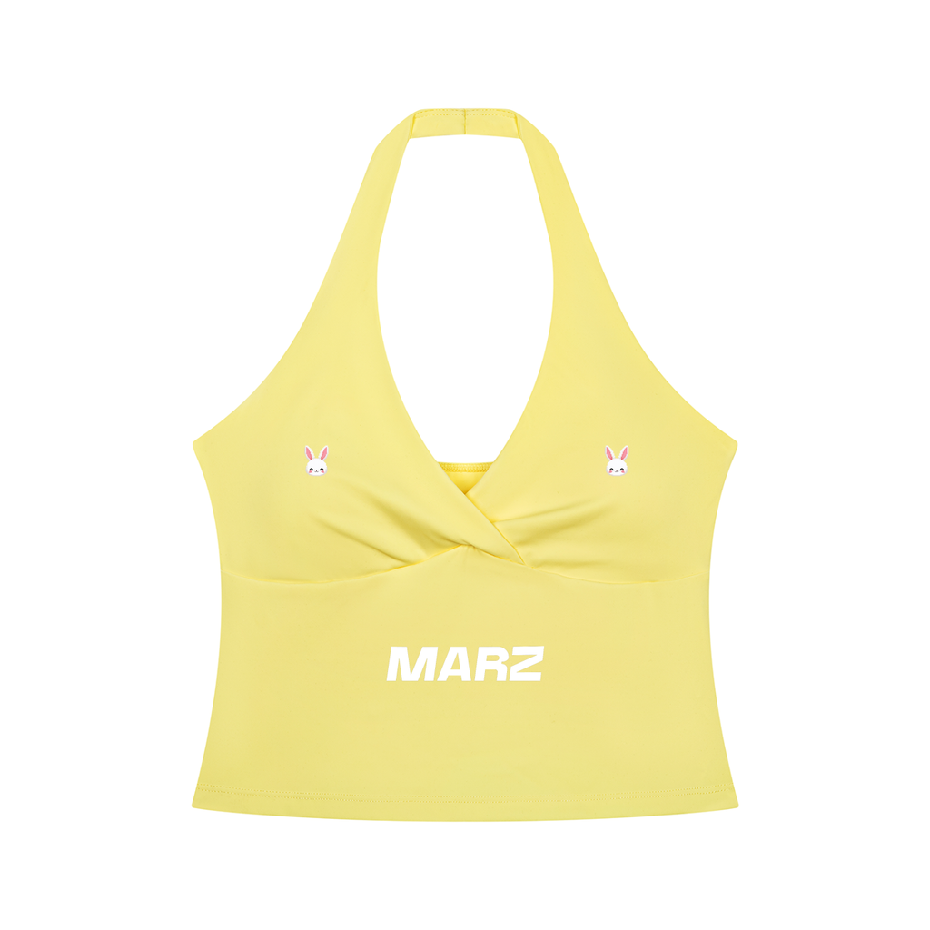 MARZ Blossom Bunny Women’s Crop Yoga Sports Jacket