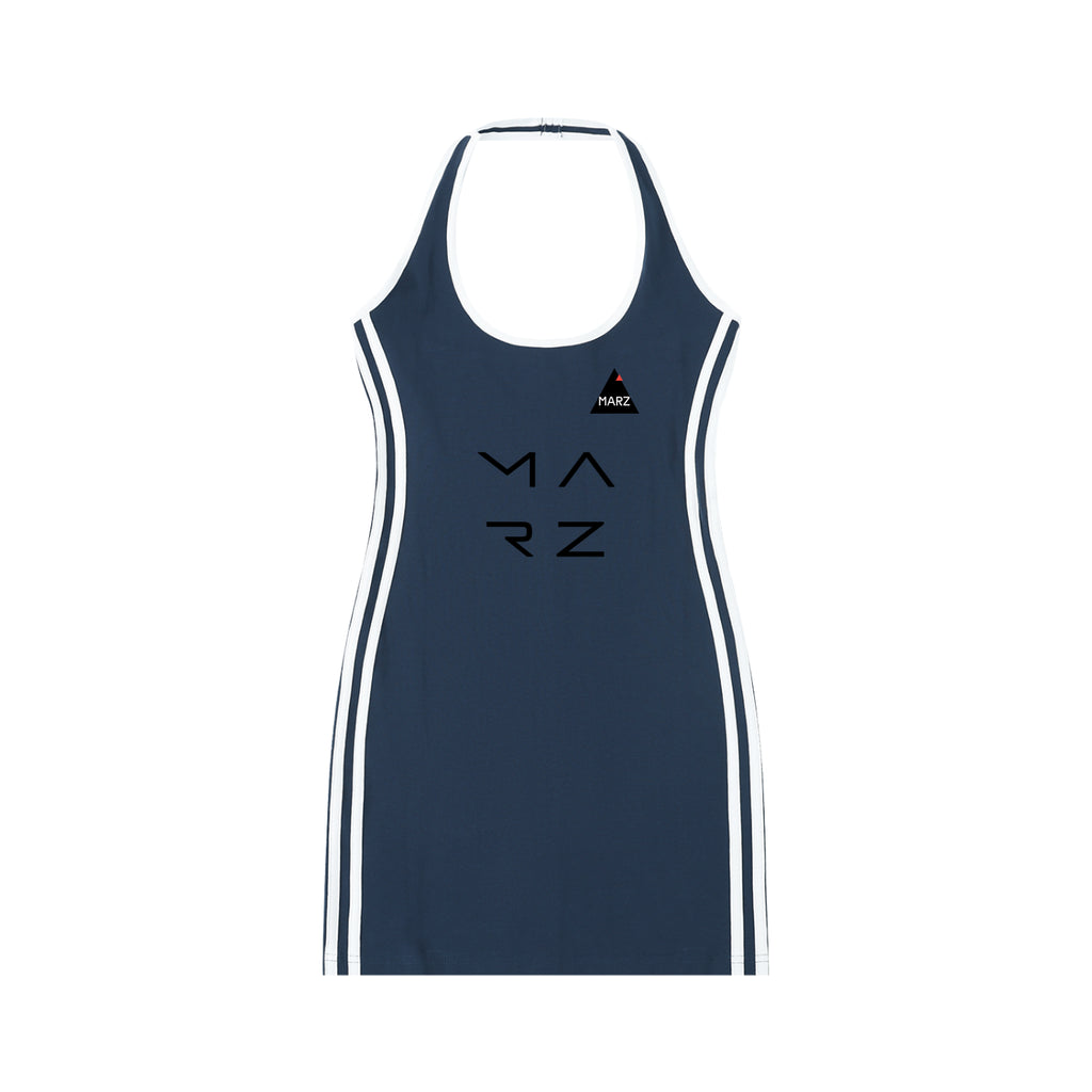 Women's Binding Tight Halter Dress