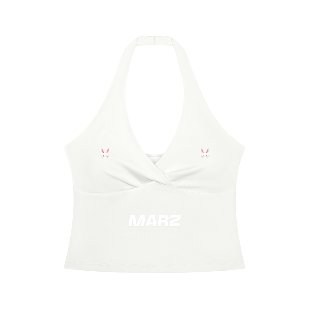 MARZ Blossom Bunny Women’s Crop Yoga Sports Jacket