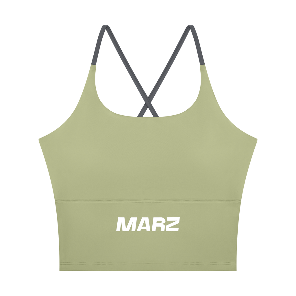 MARZ Women's Color Block Yoga Tank Top