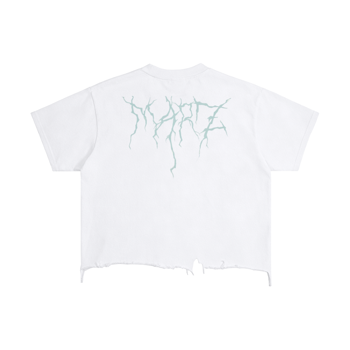 Vintage Wash Boxy Distressed Hem T-Shirt